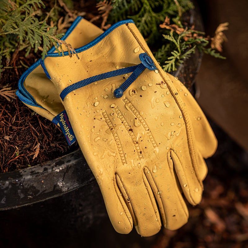 Wells Lamont Men's Adjustable HydraHyde Leather Work Gloves â€“ Water-Resistant, Breathable, Durable â€“ Ideal for Gardening, Landscaping, Ranching â€“ Heavy Duty Leather Work Gloves â€“ Saddletan, XX-Large - Image 3